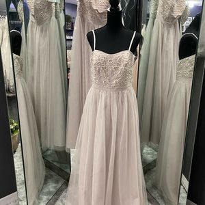 Alfred Angelo Sandstone Color Bridesmaids Gowns